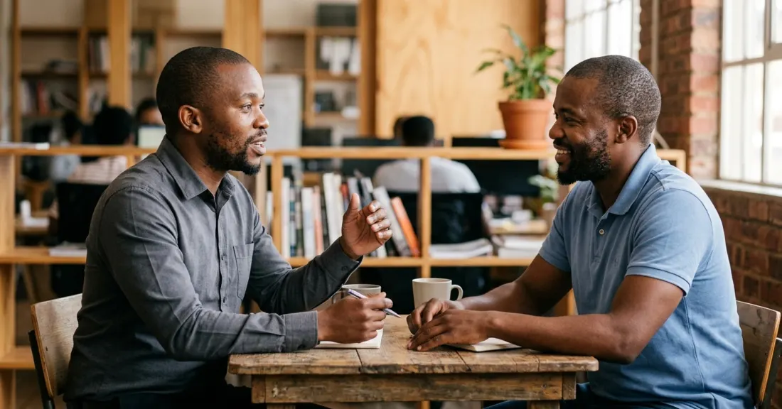 Directors shareholders Pty Ltd: two South African co-directors discussing roles and decision rights