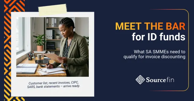 invoice discounting requirements South Africa – South African SMME owner ticking off her invoice discounting application checklist