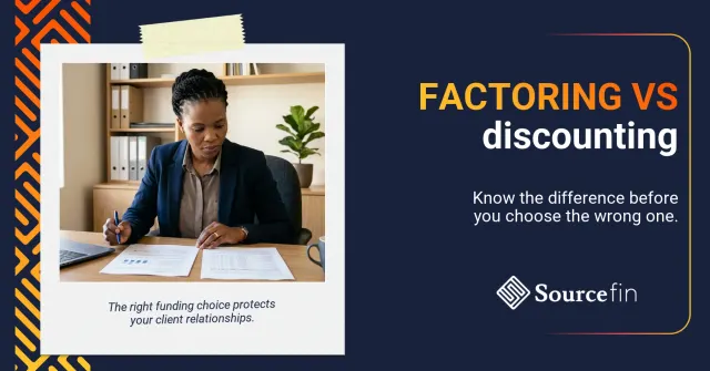 Invoice factoring vs invoice discounting comparison for South African SMMEs