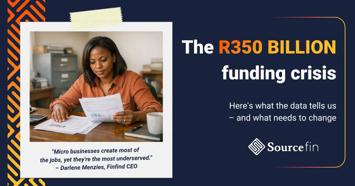 South African SMME owner in manufacturing business seeking alternative funding solutions