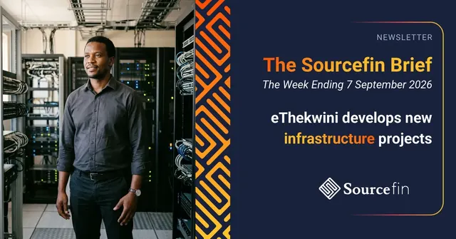 A South African ICT entrepreneur standing in a modern server room