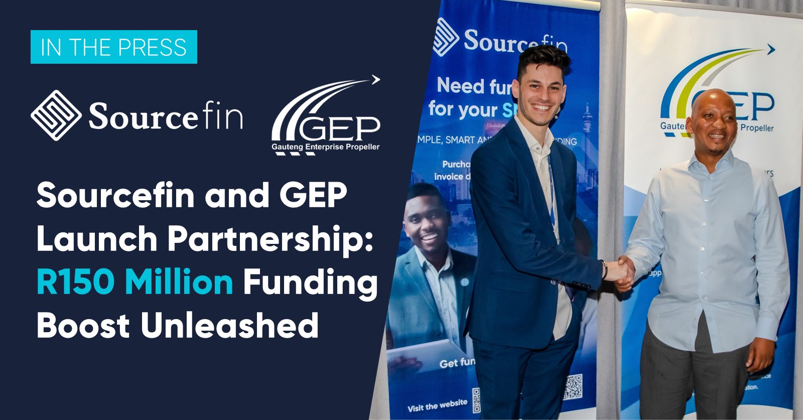 Sourcefin and GEP Forge Transformative Partnership, Unleashing R150 Million Funding Boost for Small Businesses in Johannesburg