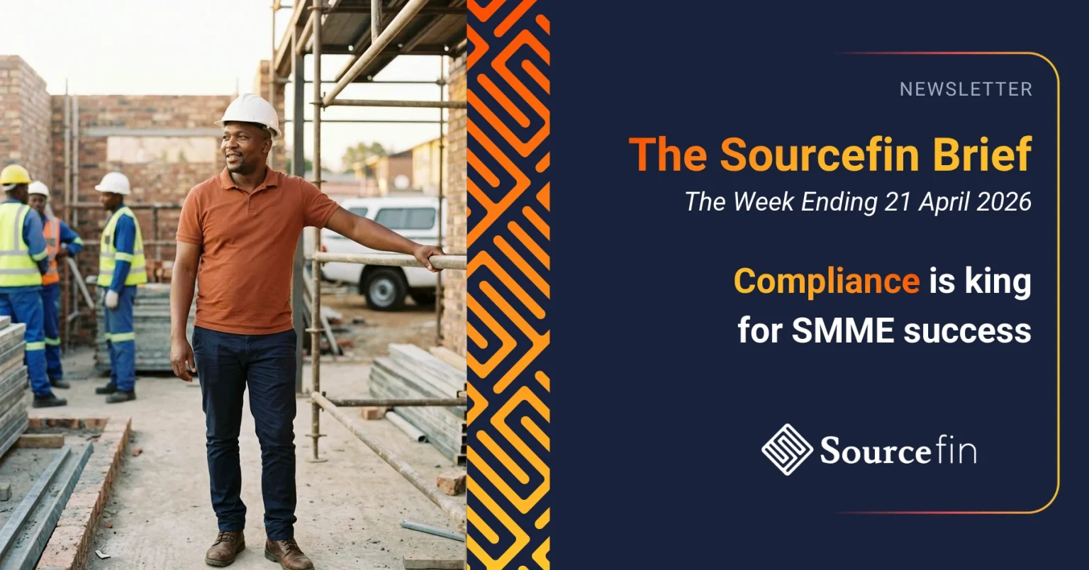 The Sourcefin Brief newsletter feature image — week ending 21 April 2026