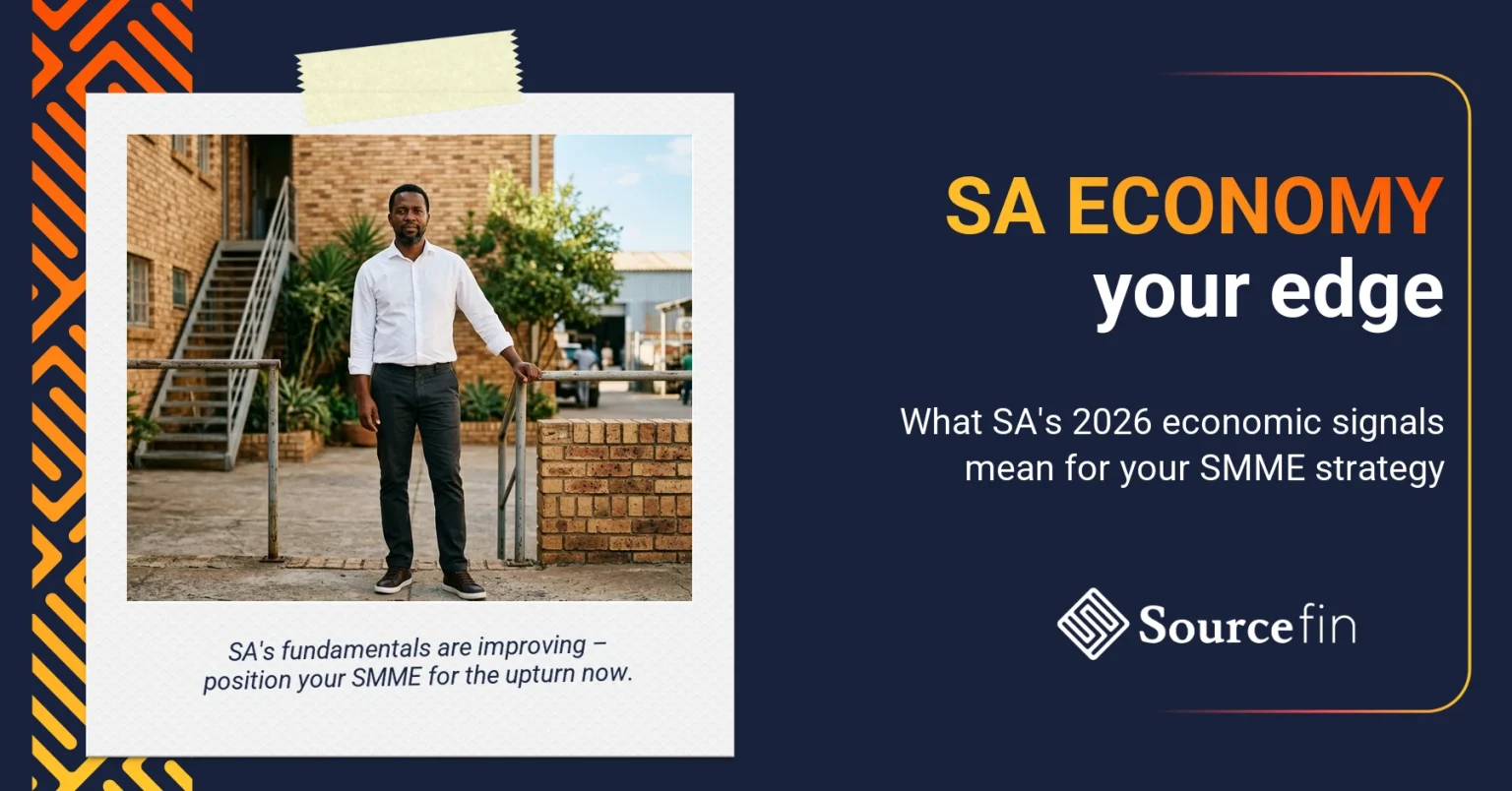 South African SMME business owner planning strategy based on 2026 SA economic outlook signals