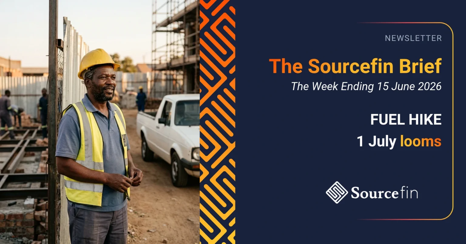 The Sourcefin Brief newsletter feature image — week ending 15 June 2026